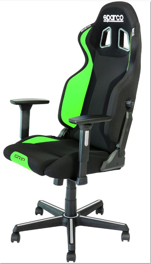 Kancelárska stolička SPARCO GRIP, zelená