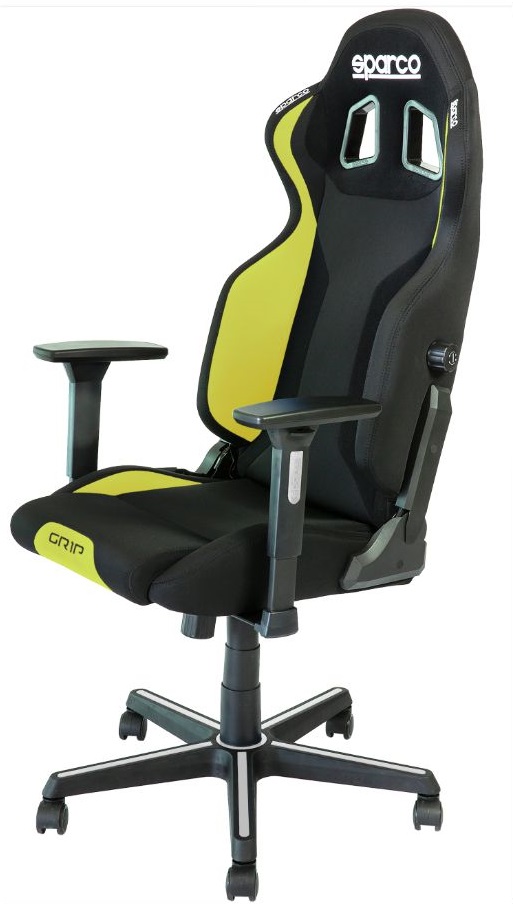 Kancelárska stolička SPARCO GRIP, žltá