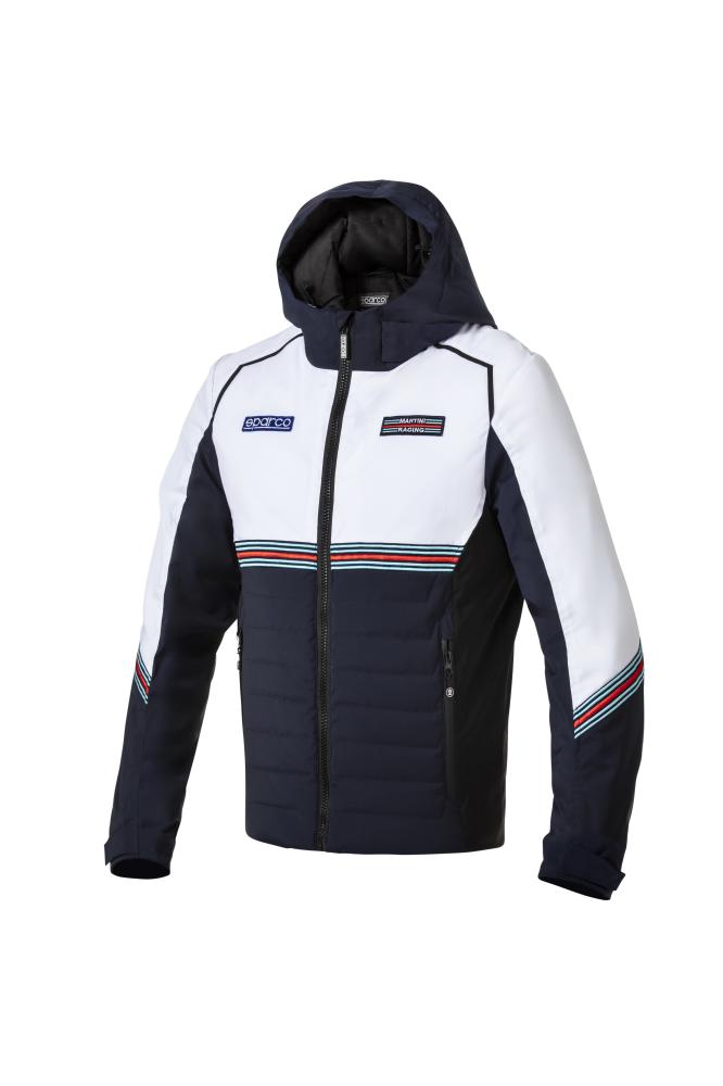 Zimná bunda Sparco Martini Racing team-wear, modrá-biela XXXL