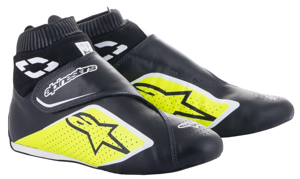 Topánky Alpinestars SUPERMONO V2, čierna / žltá / biela