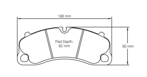 Brzdové platničky Pagid, Porsche Cayman