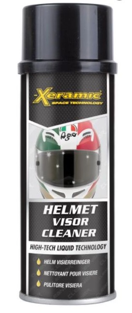 XERAMIC helmet visor clean