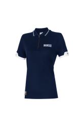 DmskaPolokoea Sparco POLO ZIP, modr