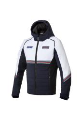 Zimná bunda Sparco Martini Racing team-wear, modrá-biela