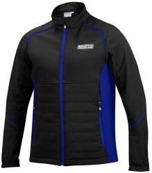 Bunda SPARCO SOFT SHELL, ierna-modr