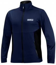 Mikina SPARCO FULL ZIP, modr