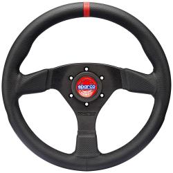 Volant Sparco R383 Champion, ierny / ierne obitie