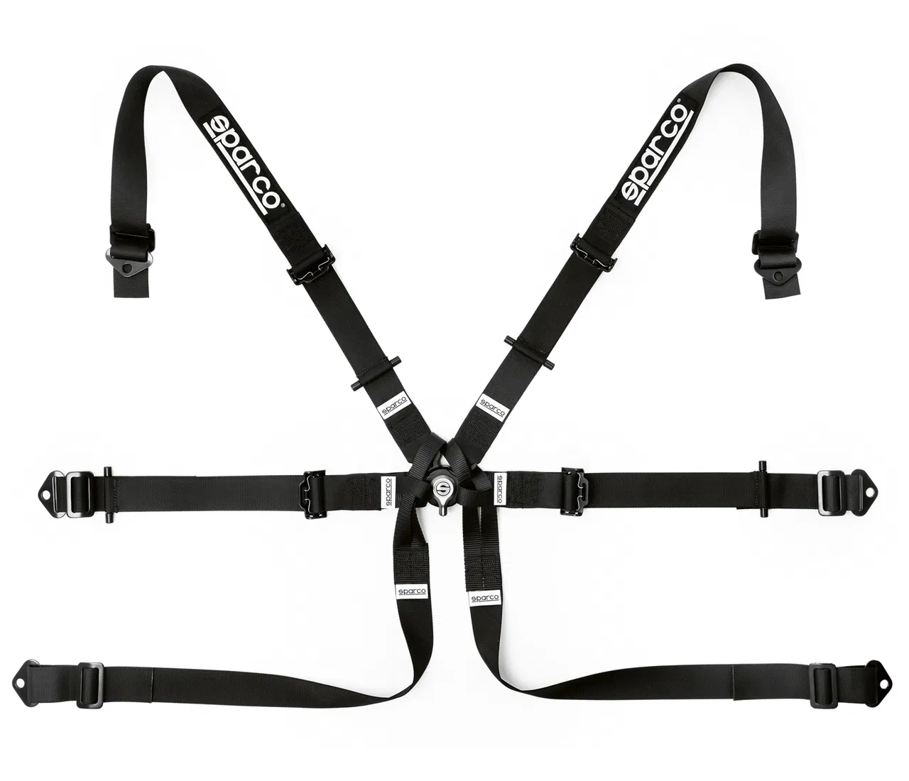 Bezpe�nostn� p�sy SPARCO FORMULA H-7, �ierna