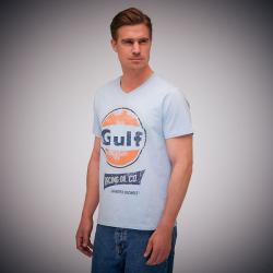 Tričko Gulf Oil Racing, gulf-modrá