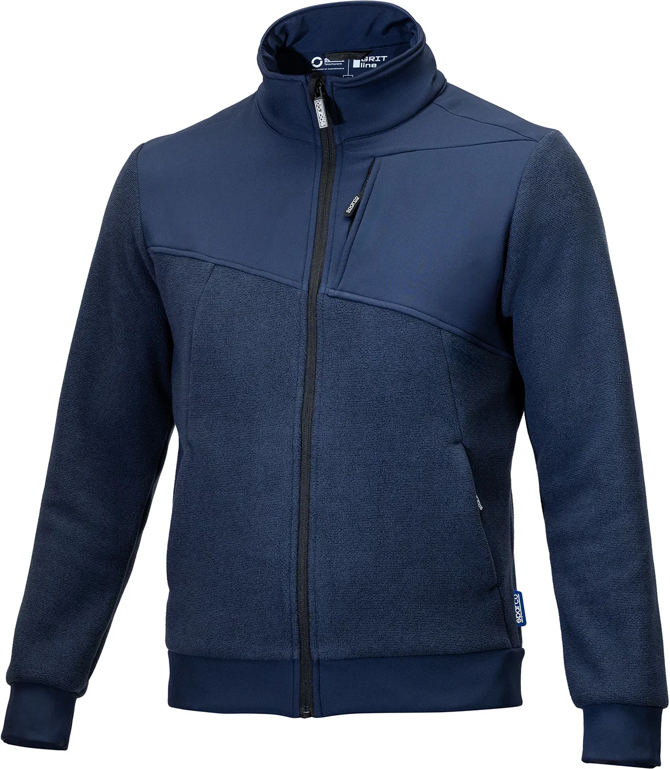 Fleecov� mikina SPARCO GRIT, modr�